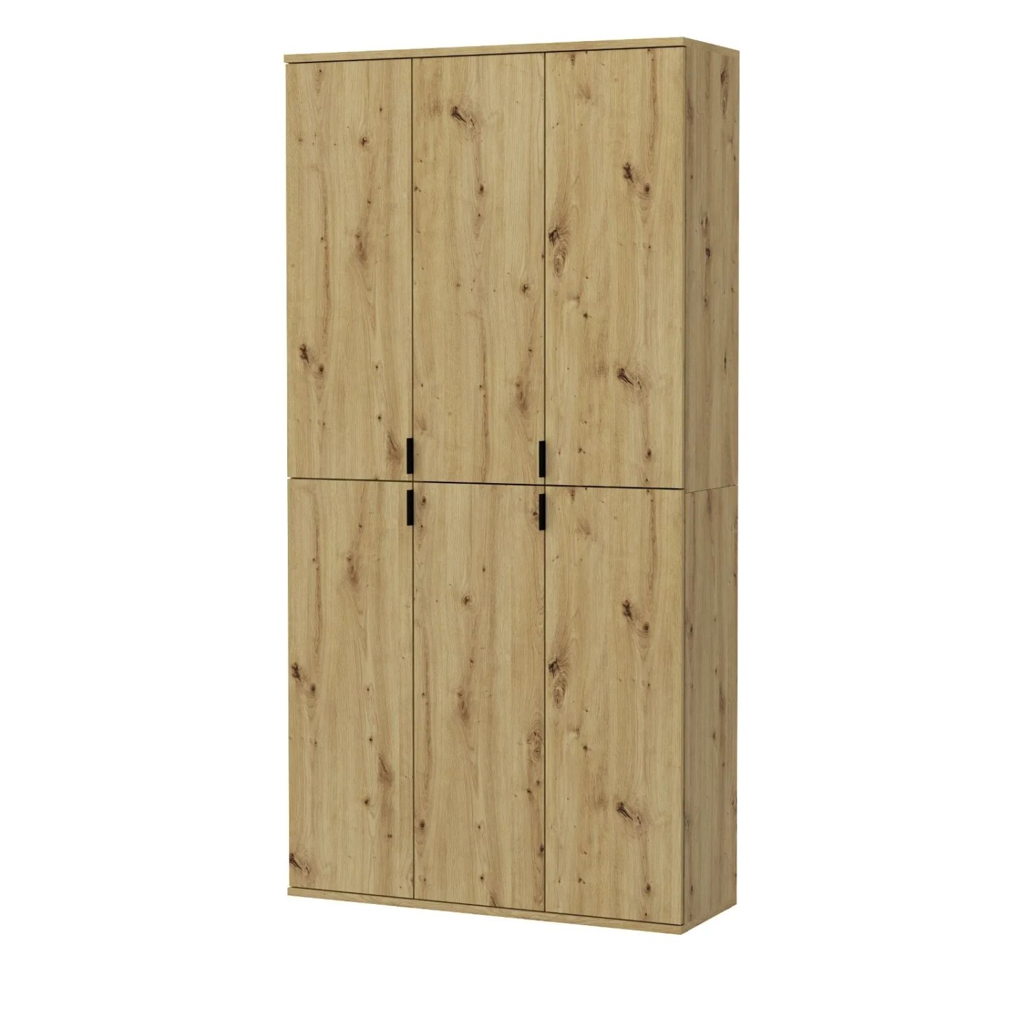 Inn.Furn Garderobenschrank Eiche Artisan 91 cm Flexible Inneneinteilung Lin günstig online kaufen
