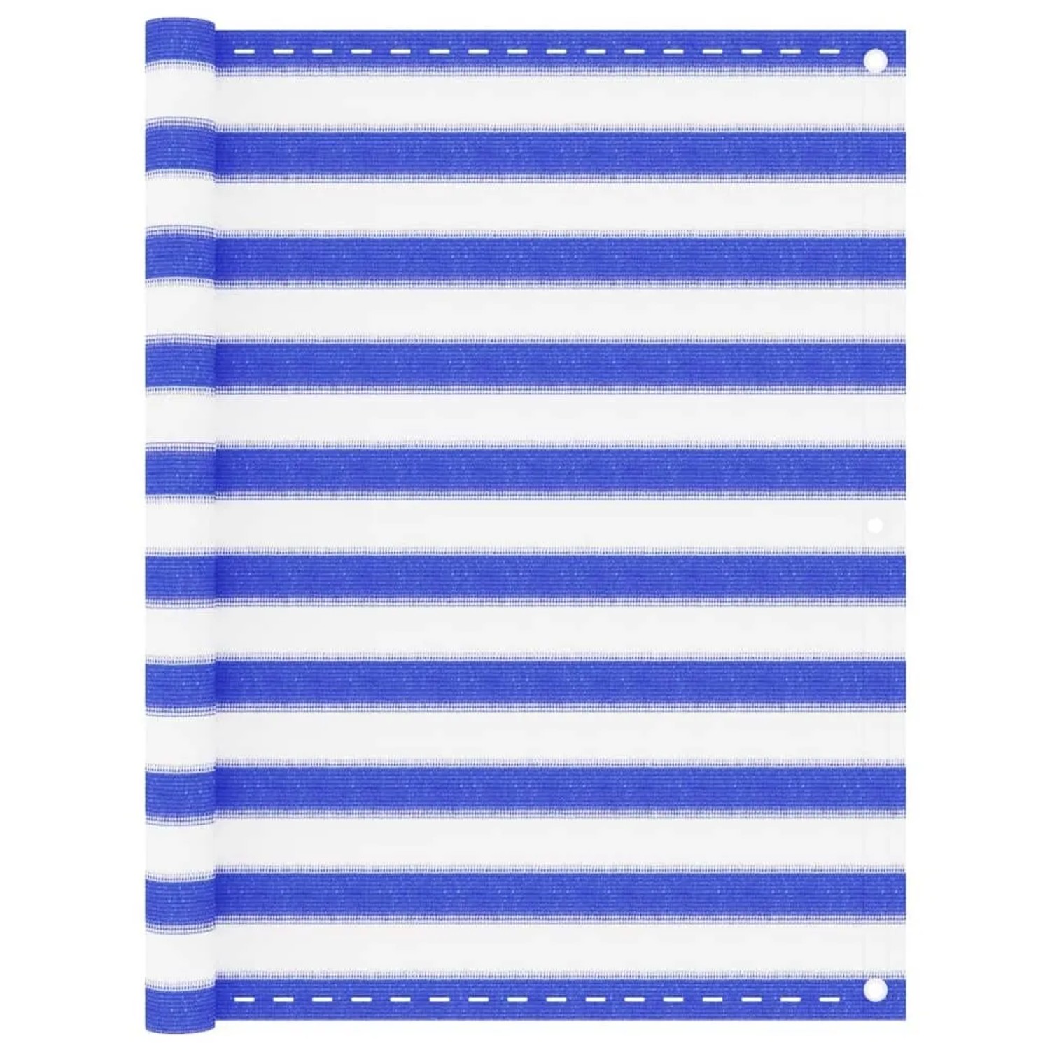 vidaXL Balkon-Sichtschutz Blau und Weiß 120x400 cm HDPE 310893