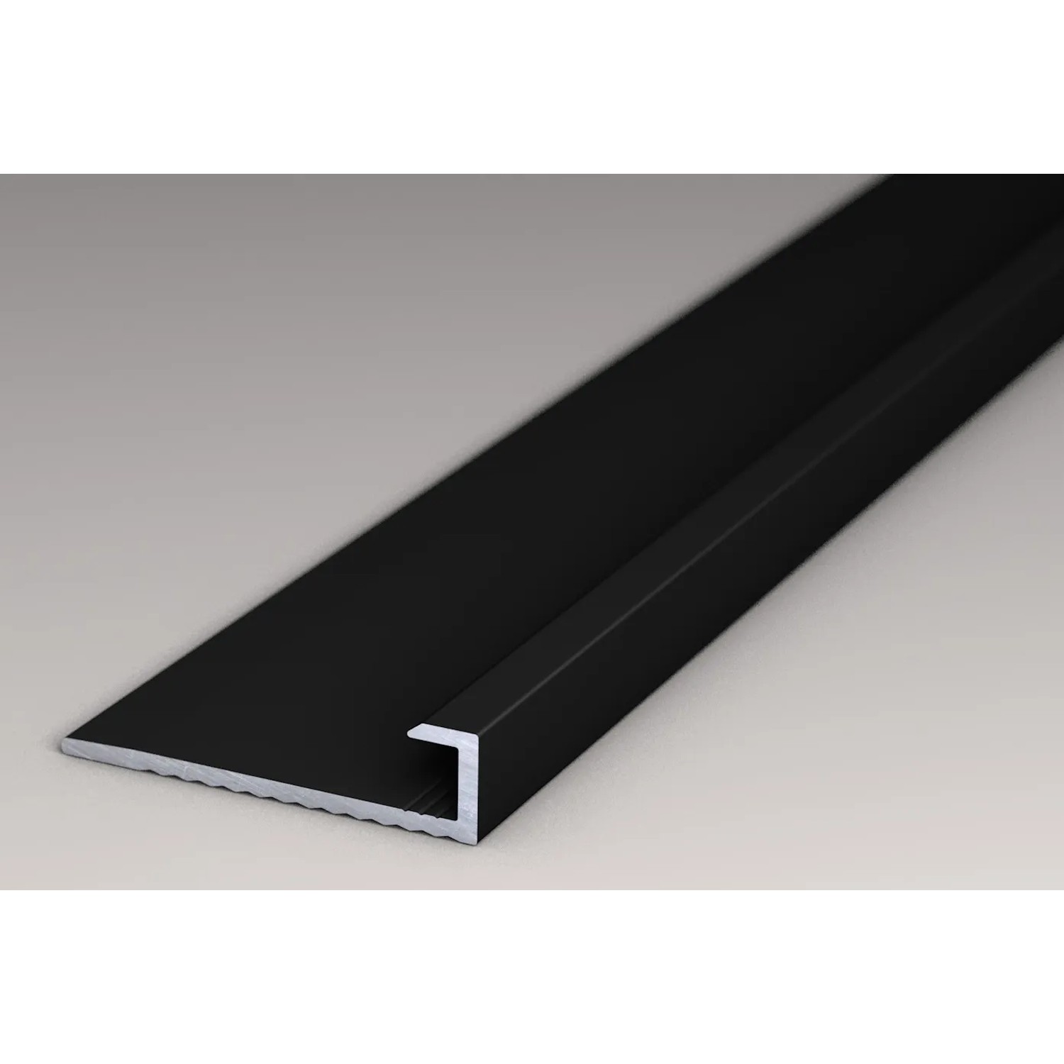 Kronoflooring C-Profil Rock the Wall Aluminium 265 cm Schwarz