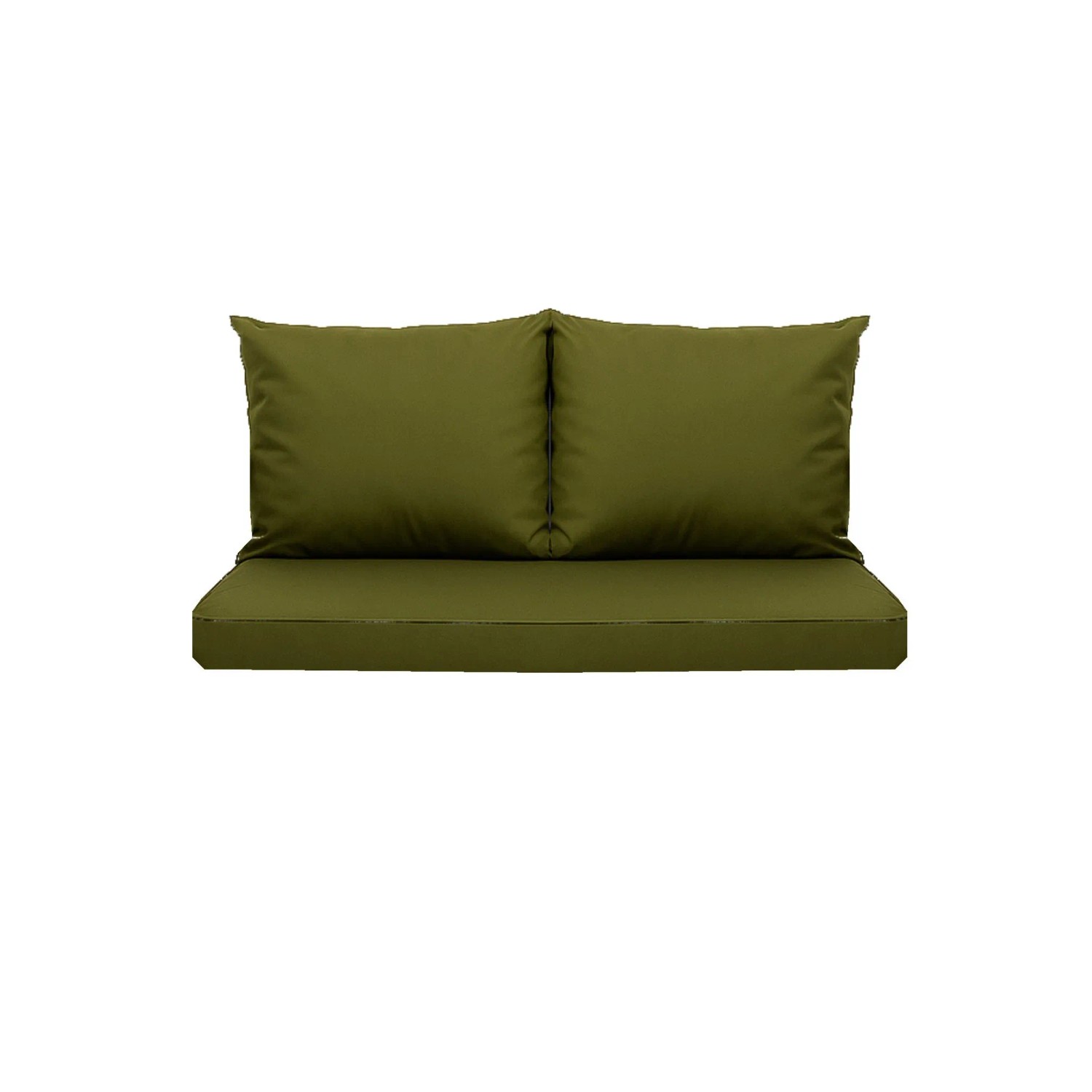 Setgarden Mix-Techno Gartenkissen Für Polyrattan Möbel 120×50×50 cm – Kissen Für 2 Sitzer Gartensofa 1tlg Grün