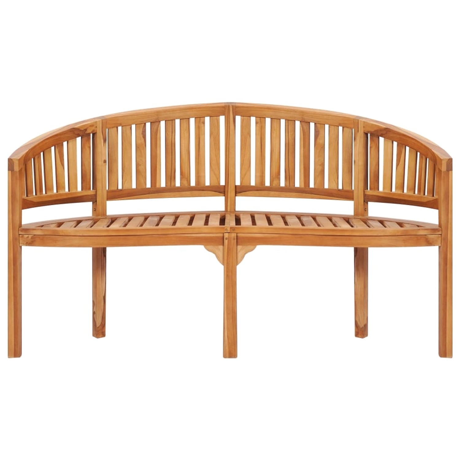 Bananenbank 151 Cm Massivholz Teak günstig online kaufen