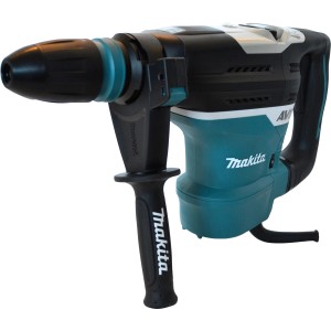 Makita Kombihammer SDS-Max 40 mm, Bohrmaschine in Schwarz und Türkis mit Anti-Vibrations-Technologie.