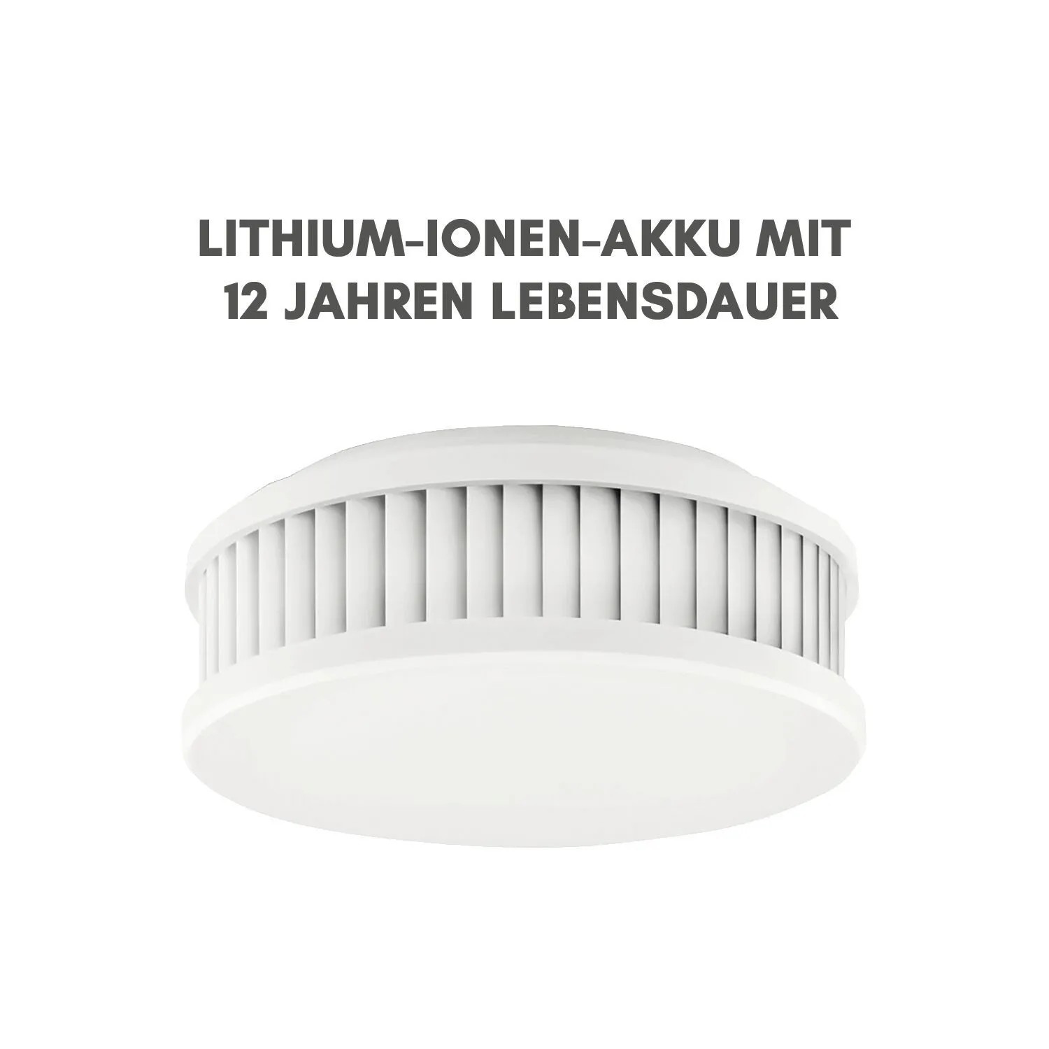 Pyrexx Rauchmelder Set mit Magnethalterung und Prüfspray, 2er-Set.