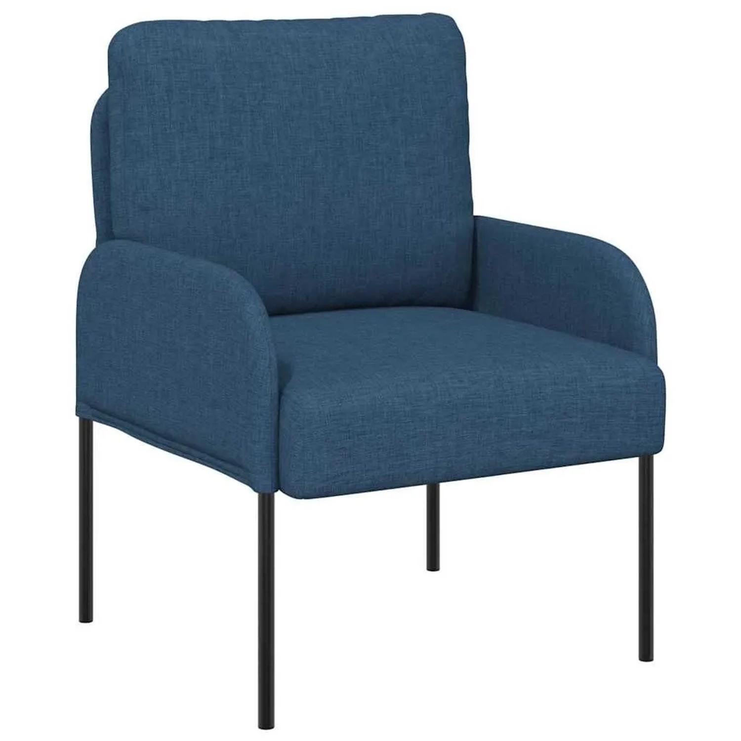 vidaXL Sofas mit Kissen 55cm Blau Sperrholz 42023436
