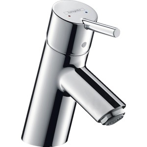 Hansgrohe Talis S Waschtischarmatur in Chrom, ohne Ablaufgarnitur.