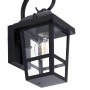 Lindby Wandleuchte Außen Laterne Eloane 10025926 Spritzwassergeschützt Modern in Schwarz aus Edelstahl 1-flammig E27_5