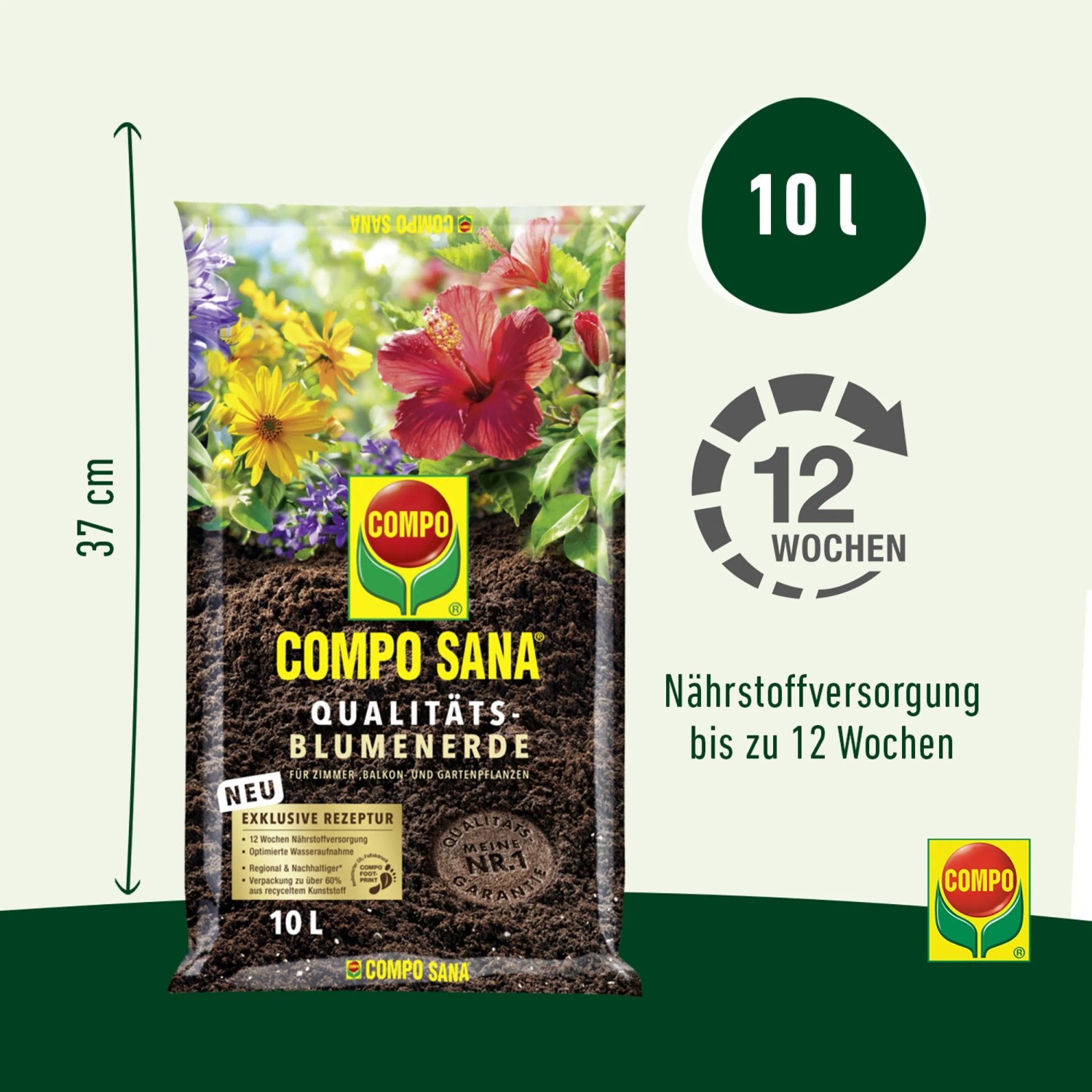 Compo Sana Qualitäts-Blumenerde 1 x 10 l_3
