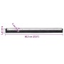 vidaXL Bodenabzieher 5 Stk 60,5x2x5 cm Stahl und Gummi 4008381_6