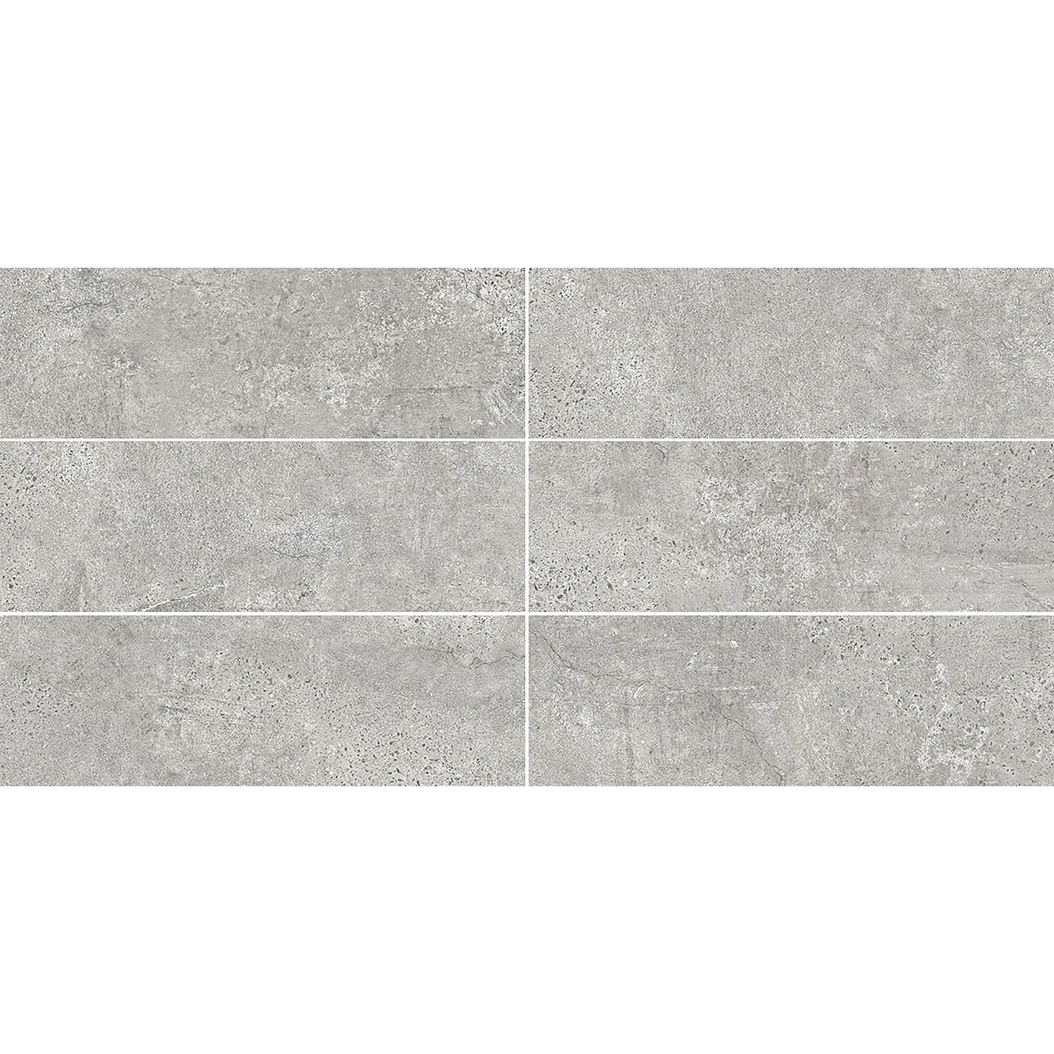 Cersanit Moonrow Wandfliese, graue Steingutfliese in Steinoptik, matt, 29x89 cm.
