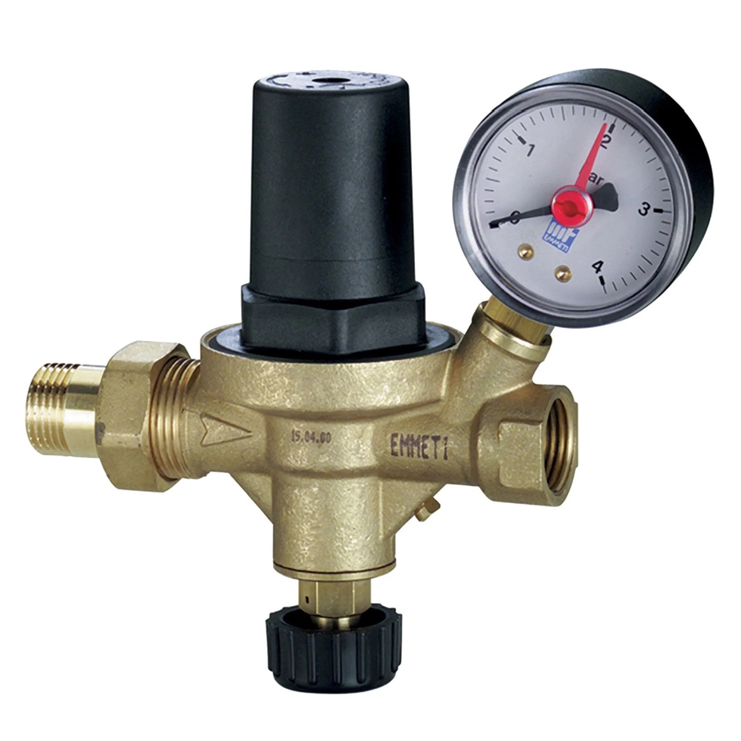 Emmeti Füllarmatur Automatik mit Manometer und Rückschlagventil DN15 0,2-4 bar