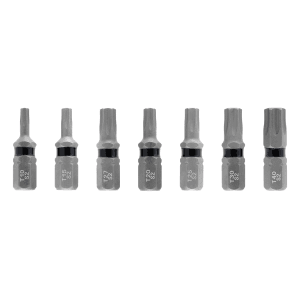 Einhell Impact Bit-Set, 7-teilig, T10-T40, für Schraubendreher und Akkuschrauber.