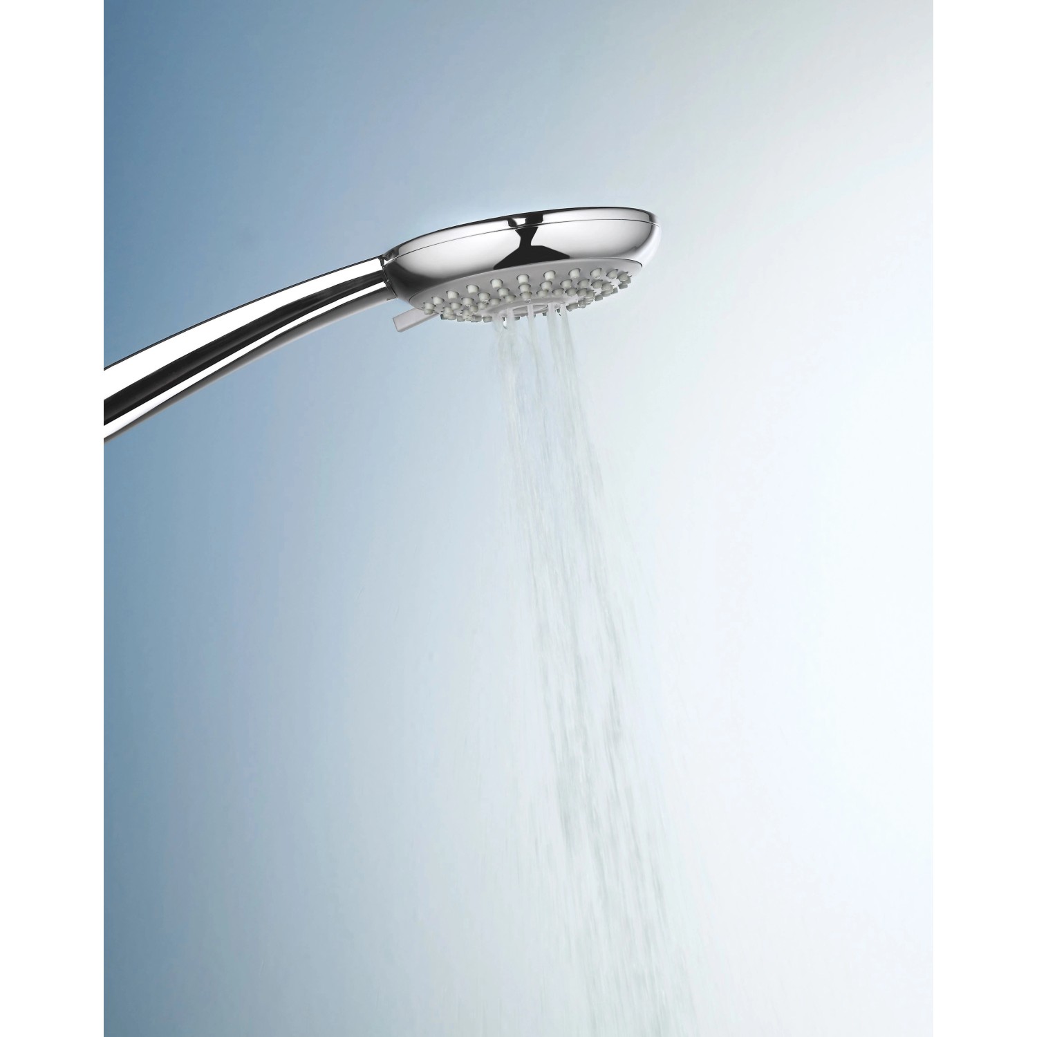 Breuer Handbrause Aquamaxx 310 mit Wasserstrahl, Chrom-Optik.