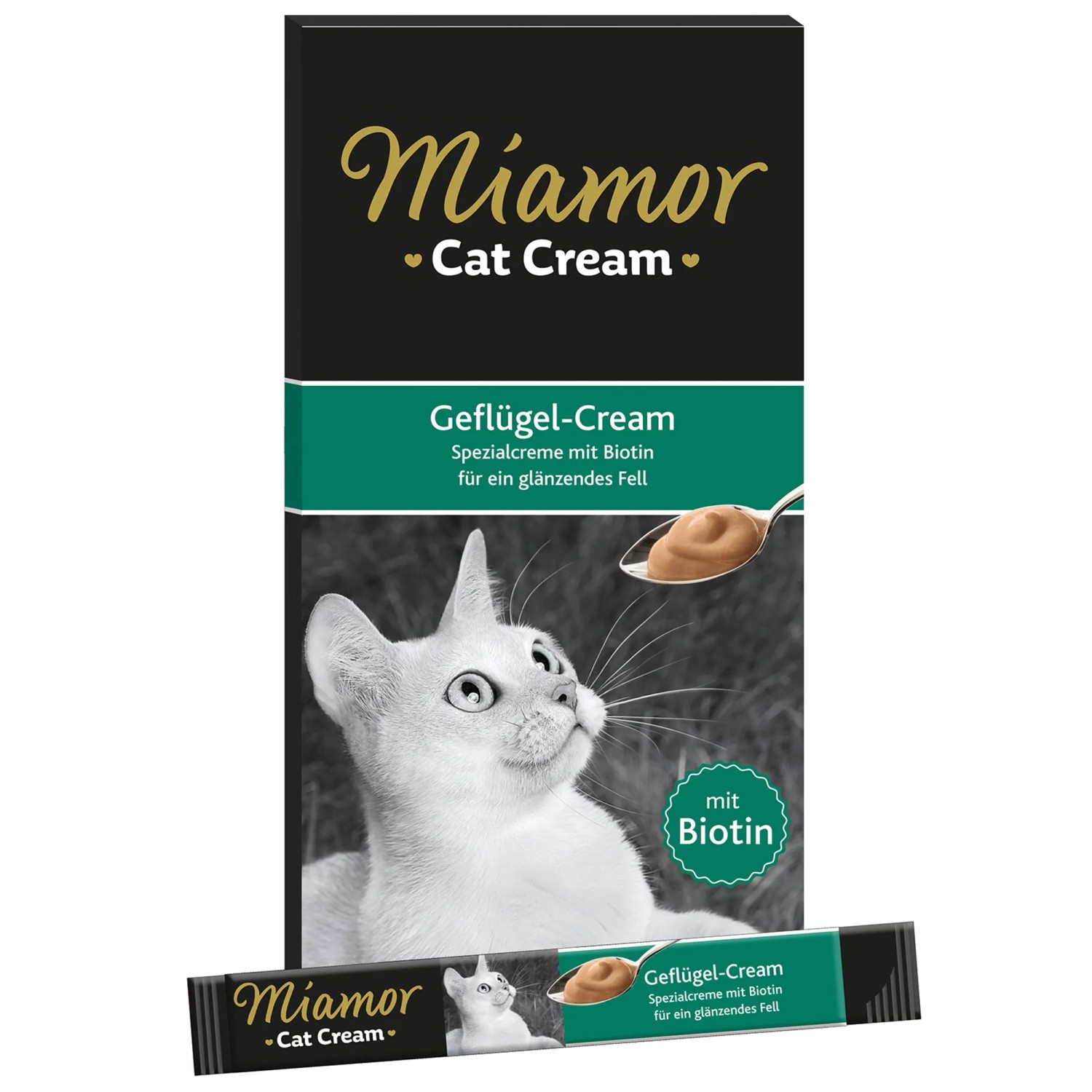 Miamor Katzensnacks Geflügel-Cream 6 Stück