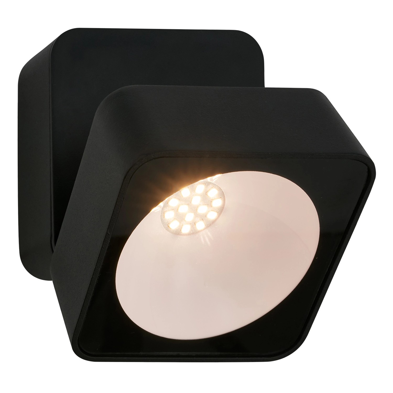 Telefunken LED-Outdoor-Wandleuchte IP44 8 cm x 9 cm x 9 cm Schwarz günstig online kaufen