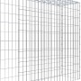 Gabiona Anbaukorb Typ 4, 100x100x30cm, Maschenweite 5x10cm, zur Erweiterung von Gabionen.