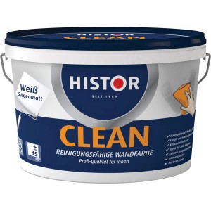 Eimer Histor Clean Wandfarbe Weiß seidenmatt, reinigungsfähig für Innenräume.
