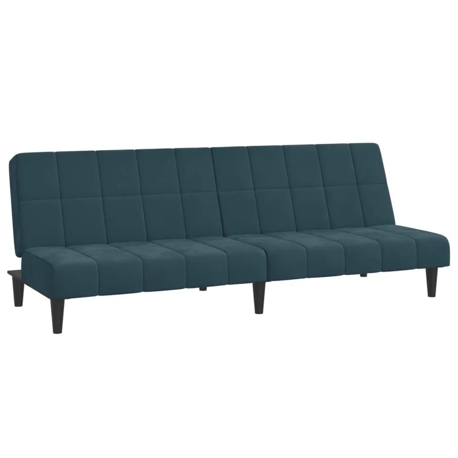 vidaXL Schlafsofa 2-Sitzer Blau Samt 375840 günstig online kaufen