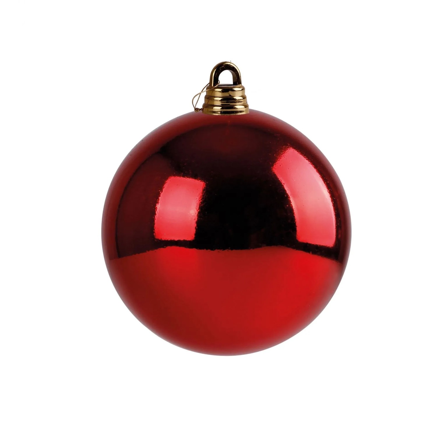 Lex Christbaumkugel Rot Weihnachtskugel  20 cm Baumschmuck Deko Kugel Glänzend