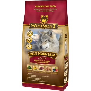 Wolfsblut Blue Mountain Adult Trockenfutter mit Wild und Kartoffel, 2kg.
