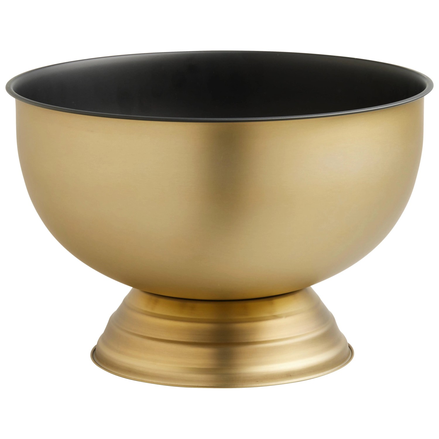 Mömax Champagnerkühler Glamour Schwarz/Goldfarben