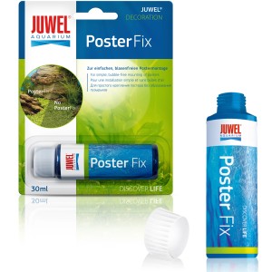 Juwel PosterFix: Kleber zur blasenfreien Anbringung von Aquariumrückwänden und Postern, 30ml.