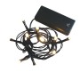 Lex 50er LED Outdoor Lichterkette Batteriekette Weihnachten Warmweiß Beleuchtung Deko_2