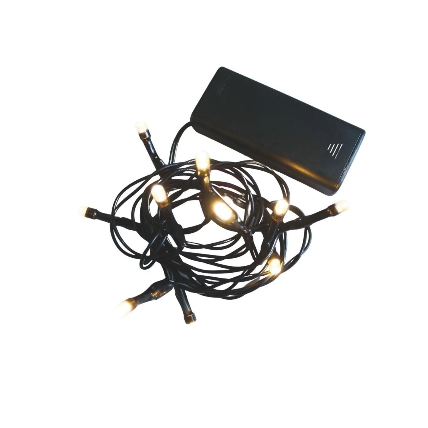 Lex 50er LED Outdoor Lichterkette Batteriekette Weihnachten Warmweiß Beleuchtung Deko_2