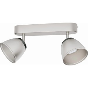 Philips myLiving LED-Spot County, 2-flammig, Stahl gebürstet.