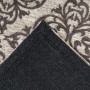 MeGusta Kurzflor Teppich Rosario, 160x230 cm, grau mit Vintage Muster.