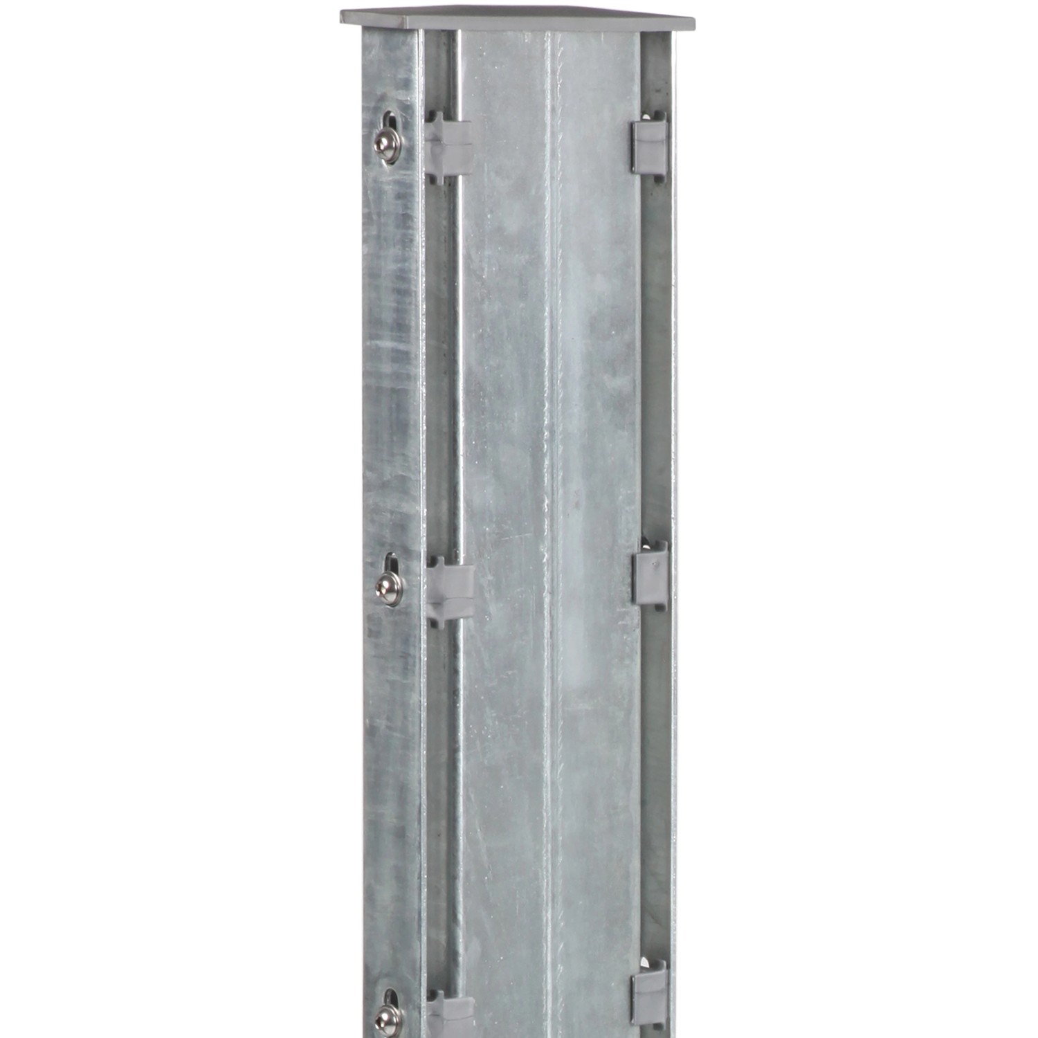 Floraworld Gabionenpfosten 120 mm x 40 mm Feuerverzinkt 140 cm