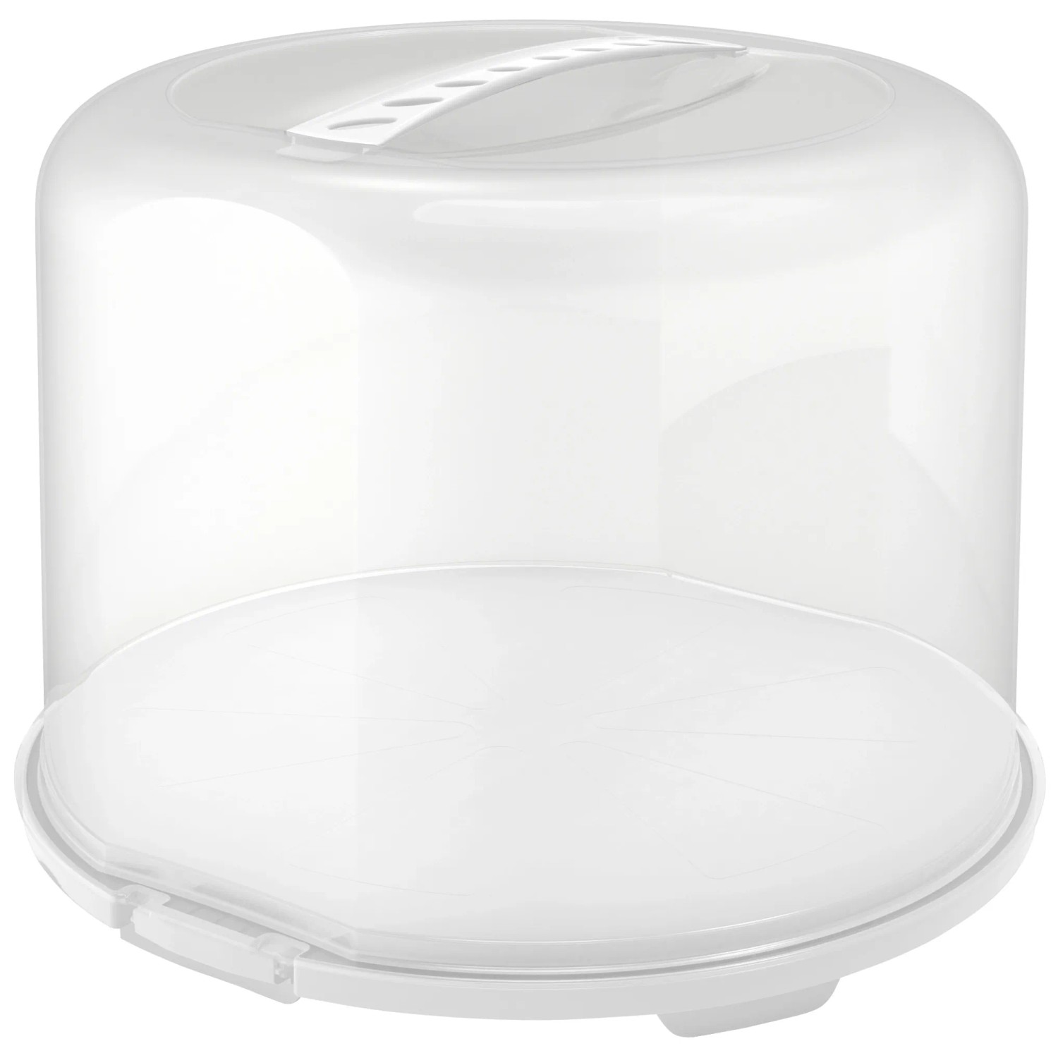 Rotho Tortenglocke Fresh XL 26 cm Weiß-Transparent