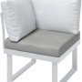 Graues Sitzkissen für Lipson Ecksessel, 100x700x700 cm, für Lounge-Gartenmöbel.