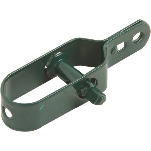 Grüner Drahtspanner, 100 mm, für Zaundraht, verzinkt und pulverbeschichtet.