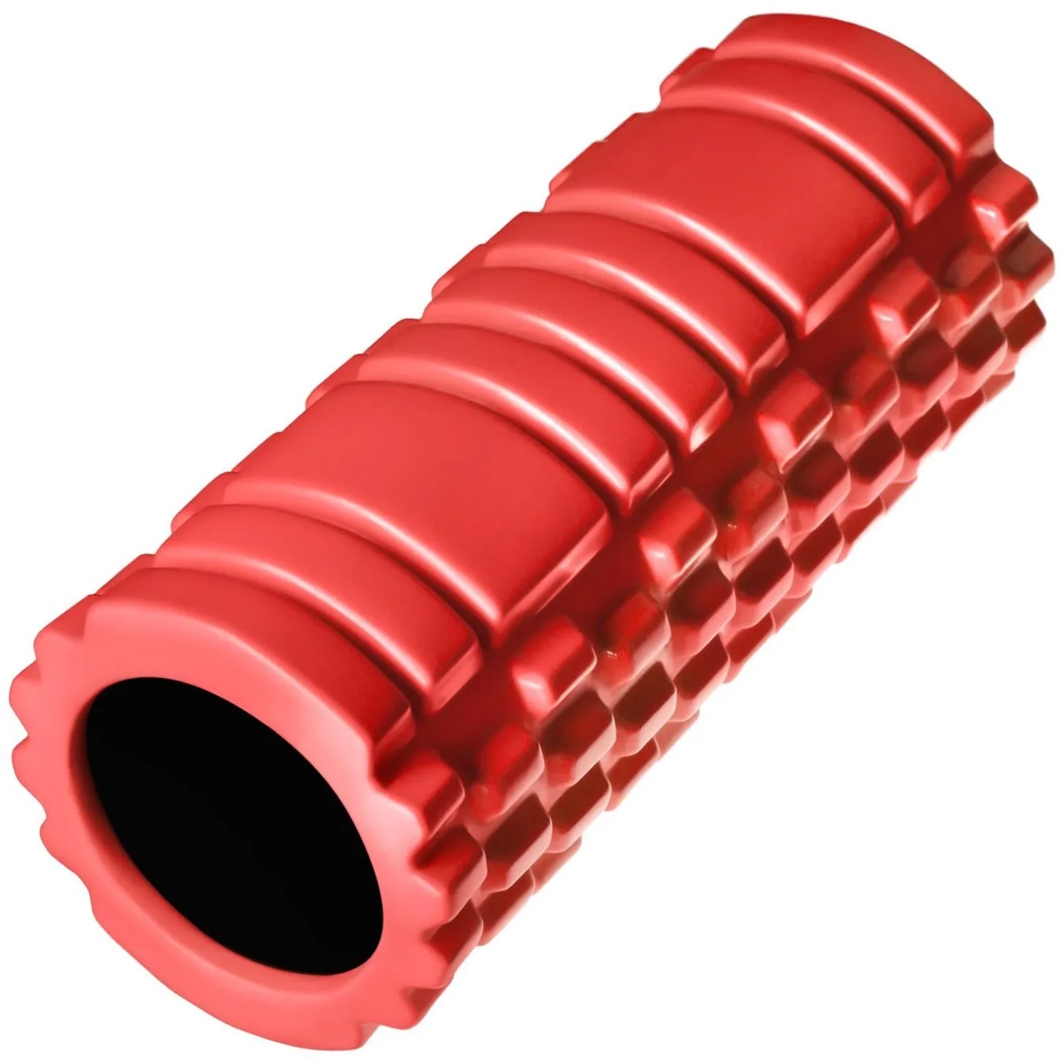 Tectake Faszienrolle  Mit Verschiedenen Noppenzonen Zur Triggerpunkt Selbstmassage Pro Stück 33 50 x 14 50 x 14 50 cm Rot