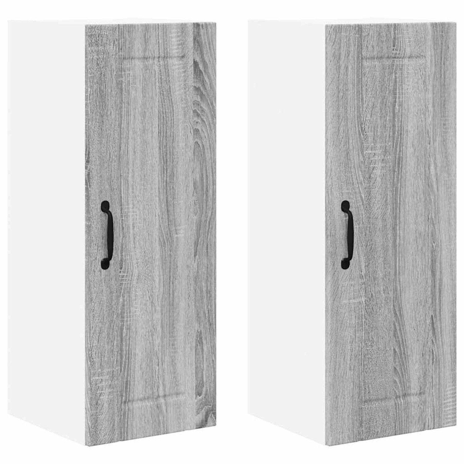 vidaXL Küchenschrank 2 Stk Graues Sonoma 30 x 31 x 80 cm Holzwerkstoff 8850 günstig online kaufen