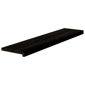 vidaXL Treppenstufen 2 Stk Dunkelbraun 110x30x2 cm Massivholz Eiche 3283806