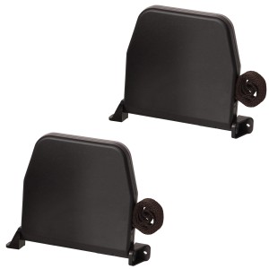 Rollwin 2x Rolladen Gurtwickler Aufputz 155mm Lochabstand Braun Mini Rollladen Aufwickler Mit 5m Gurt 14mm Braun Genoppt Mini Wickler