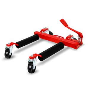 EBERTH hydraulische Rangierhilfe mit 680 kg Tragkraft und 360° Rollen.