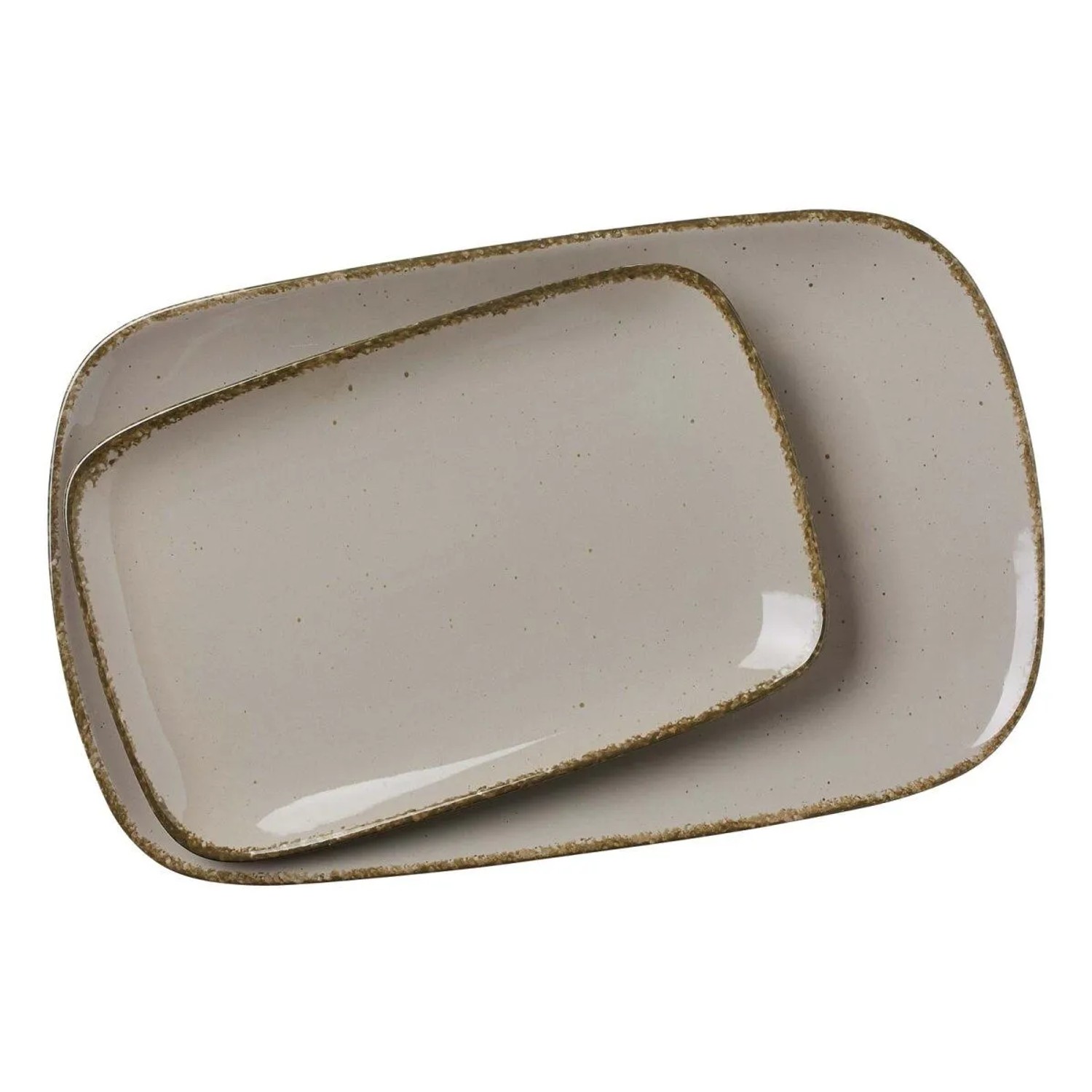 Ritzenhoff & Breker Casa Servierplatten-Set 2-teilig Nougat