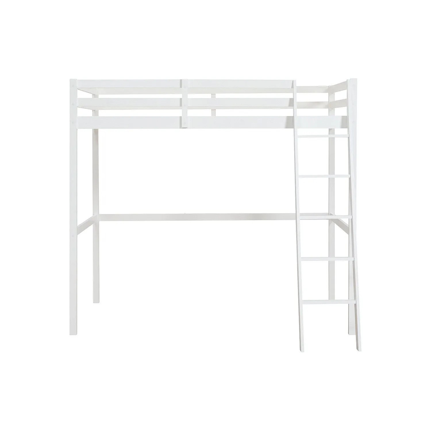 Vente-unique Hochbett Gedeon Weiß 198 cm