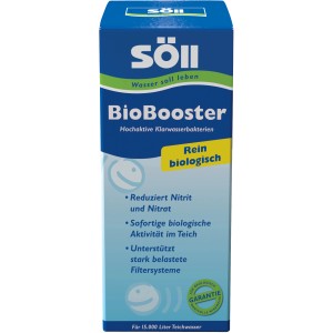 Söll BioBooster 500ml für klare Teiche: Klarwasserbakterien zur Reduzierung von Nitrit und Nitrat.