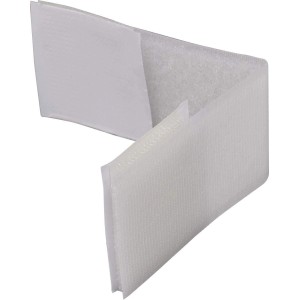 Abus Verschluss-Streifen JC6602 Mimi, weißer Klettverschluss zur Kindersicherung von Schränken und Schubladen.