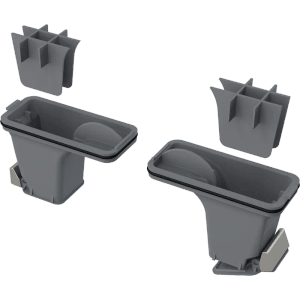 Alcadrain Geruchsverschlüsse (2er-Set) für Duschrinnen aus Edelstahl, 50 mm Ablauf.