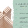 Detailaufnahme Blockbohlen-Bauweise des Karibu Holz-Gartenhauses, unbehandelt.