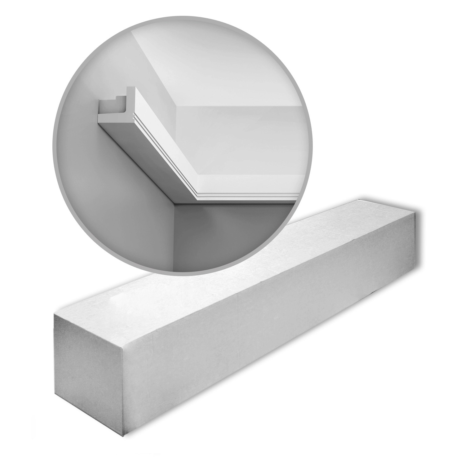 Thumbnail - ORAC DECOR C361 LUXXUS Zierleisten 1 Karton Set 12 Stuckleisten 24 m Weiß