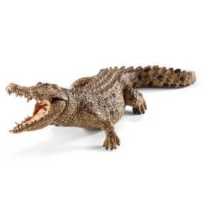 Detailgetreues Schleich Wild Life Krokodil als Spielfigur für Kinder.