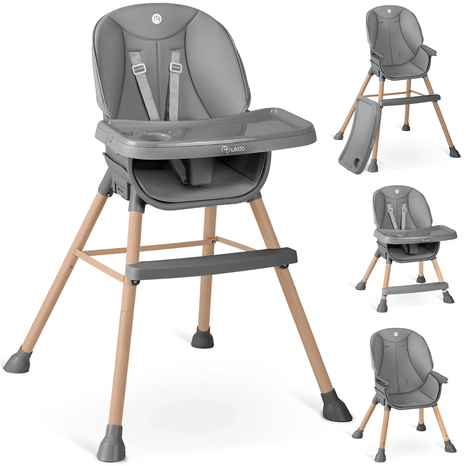 Nukido Tilo Babystuhl Grau