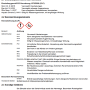 Sicherheitshinweise und Gefahrenzeichen gemäß CLP-Verordnung für chemische Produkte.