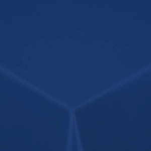 Blaue Venilia Lackfolie als Tischschutz, 130 cm breit.