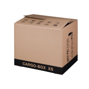 PROREGAL Mega Deal 150x Cargobox XS LxBxH 455x345x380mm mit Steckboden & Grifflöchern Braun Faltkarton Umzugskarton